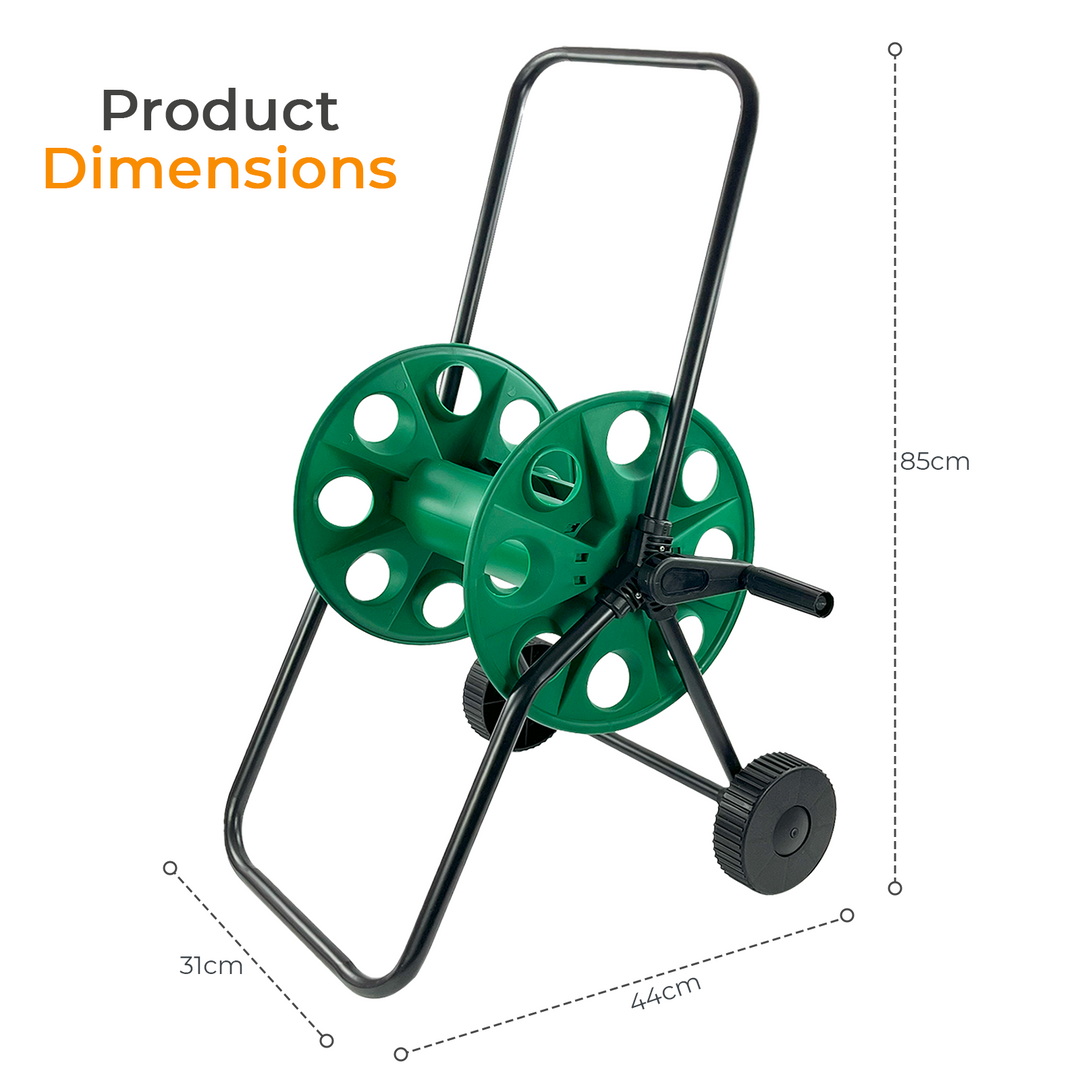Garden Hose Reel Trolley - 60M