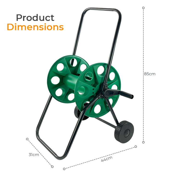 Garden Hose Reel Trolley - 60M
