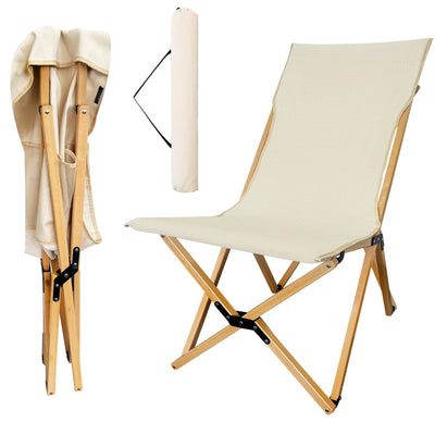 Folding Wooden Butterfly Chair Portable