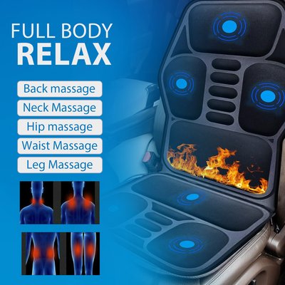 8-Mode Full Back Vibration Heat Massager
