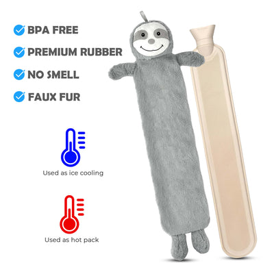 Sloath Faux Fur Hot Water Bottle
