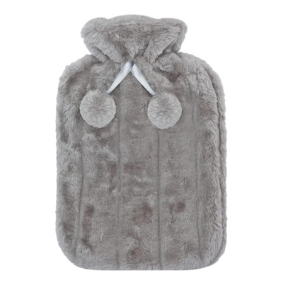 Hot Water Bottle With Fluffy Cover