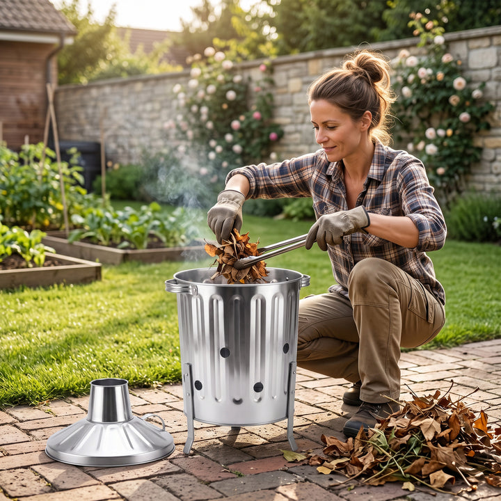 15L Mini Galvanised Incinerator