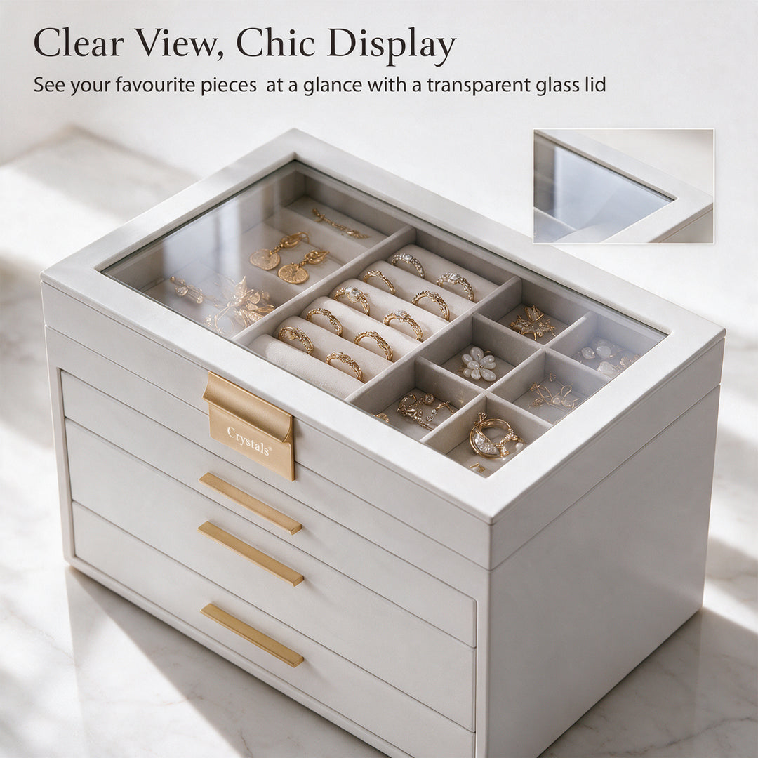 4-Layer Jewellery Storage Box with Drawers