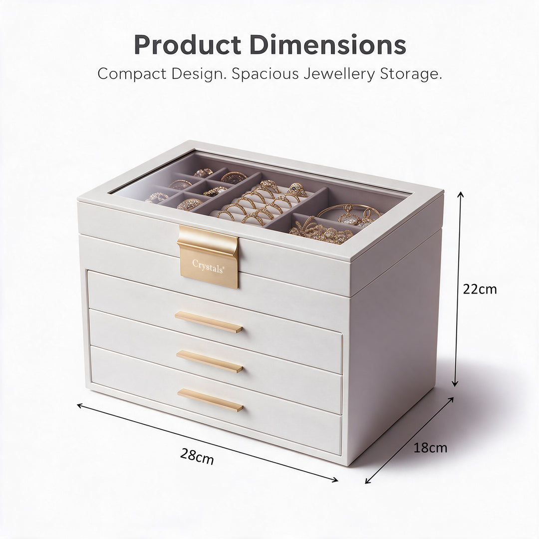 4-Layer Jewellery Storage Box with Drawers