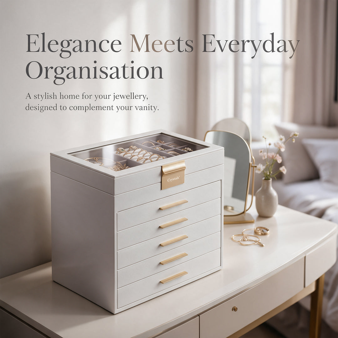 6-Layer Jewellery Storage Box with Drawers