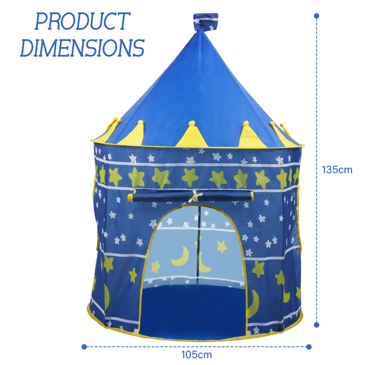 Kids Wizard & Princess Castle Tent