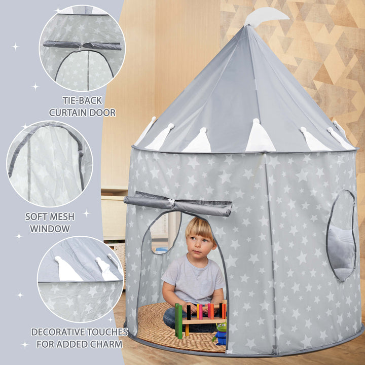 Kids Wizard & Princess Castle Tent
