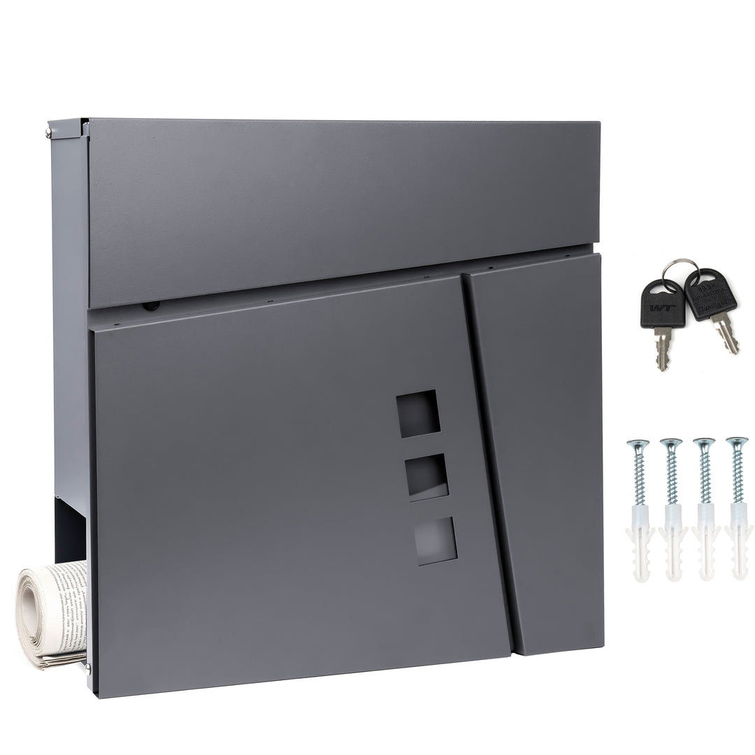 Wall Mounted Lockable Mailbox + Keys