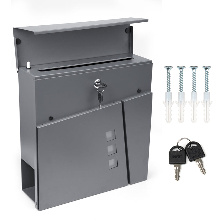 Wall Mounted Lockable Mailbox + Keys