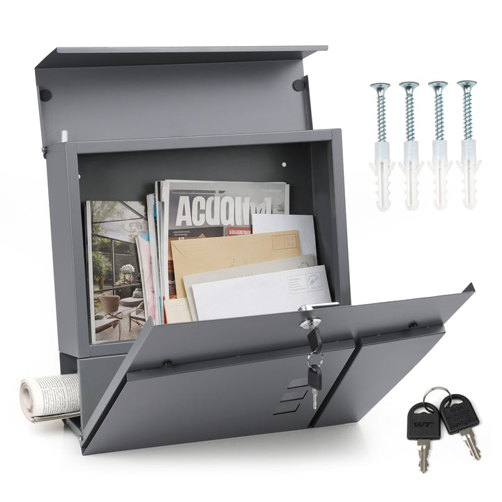 Wall Mounted Lockable Mailbox + Keys