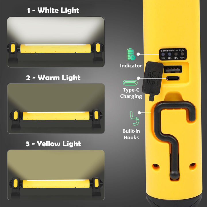 Rechargeable LED Work Light with Magnet