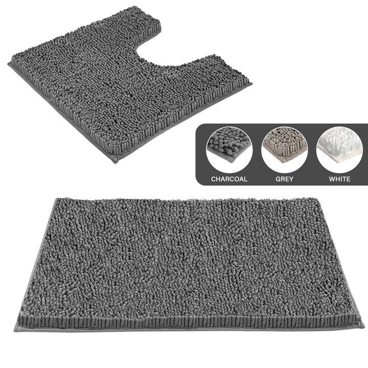 Non Slip Bath Mat Water Absorbent Machine Washable