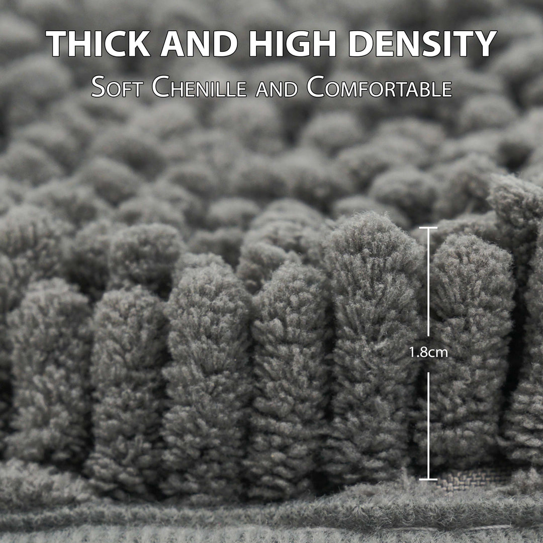 Non Slip Bath Mat Water Absorbent Machine Washable