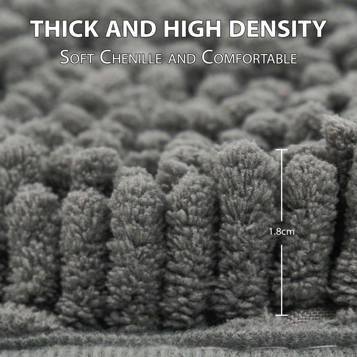 Non Slip Bath Mat Water Absorbent Machine Washable