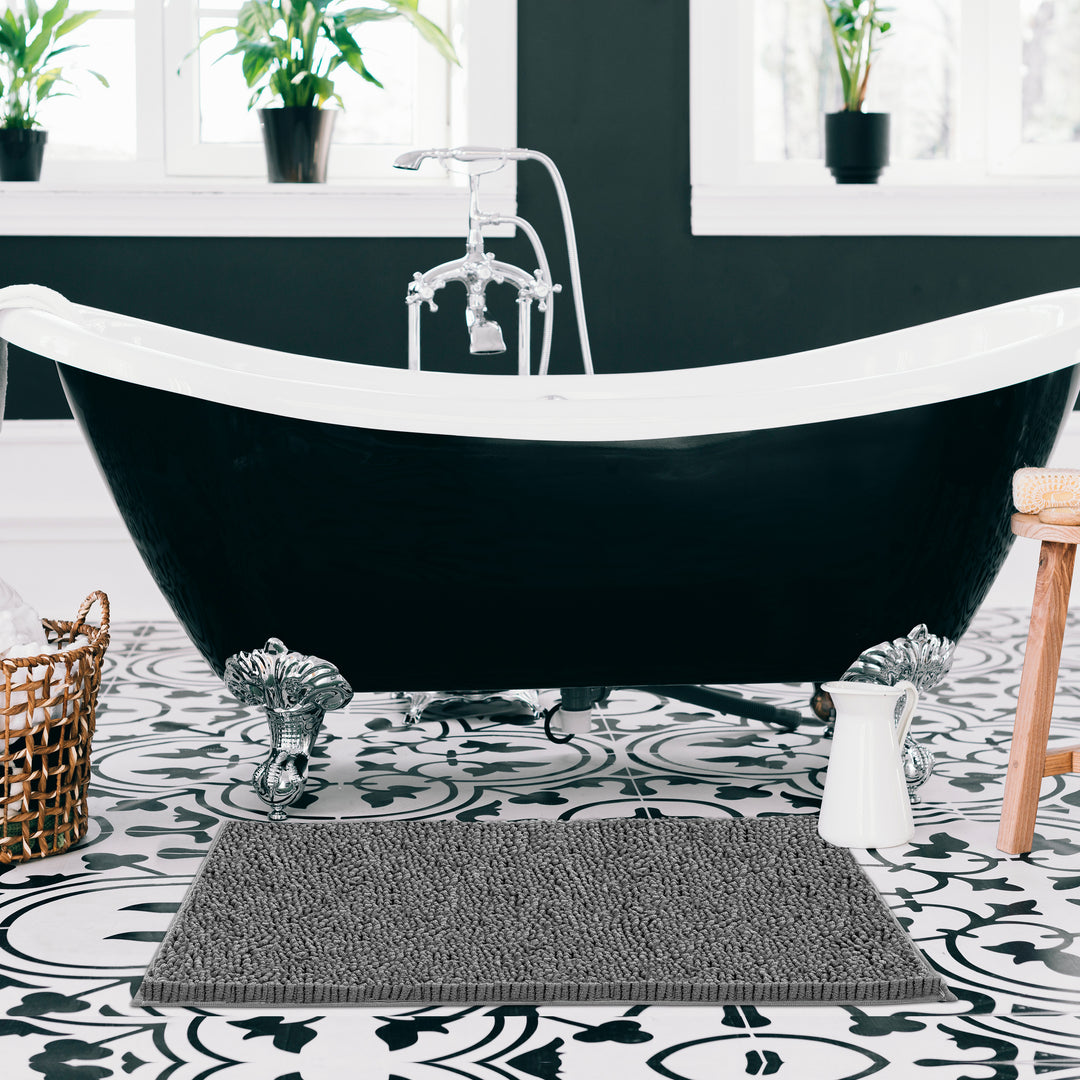 Non Slip Bath Mat Water Absorbent Machine Washable