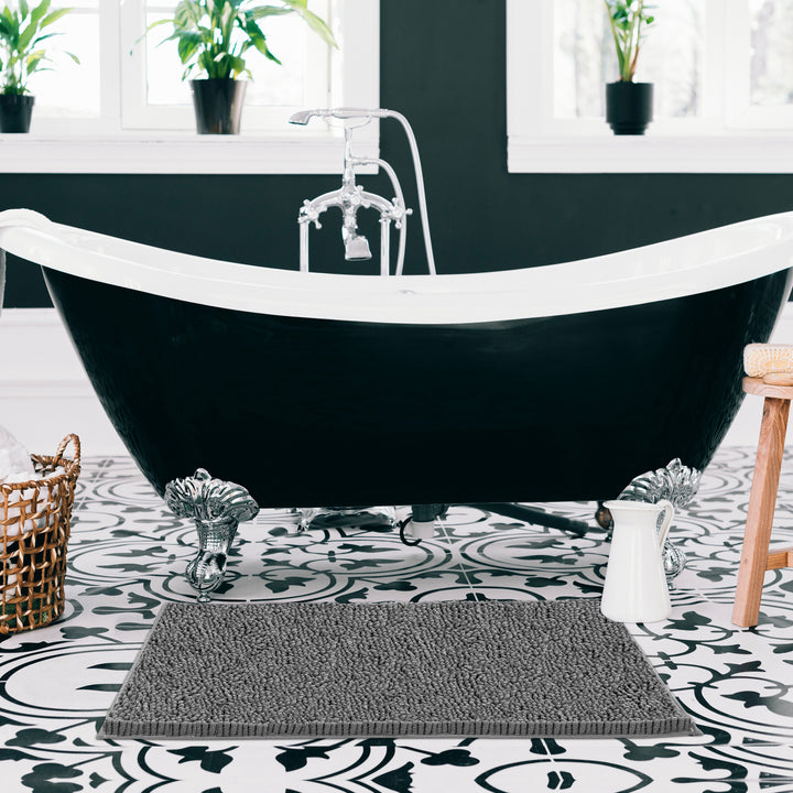 Non Slip Bath Mat Water Absorbent Machine Washable