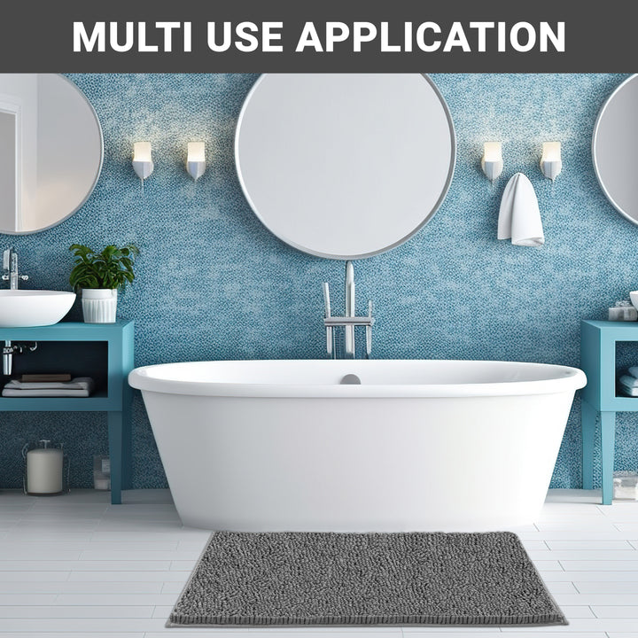 Non Slip Bath Mat Water Absorbent Machine Washable