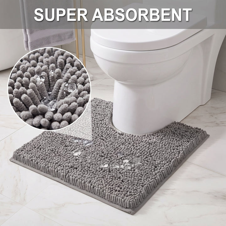 Non Slip Bath Mat Water Absorbent Machine Washable