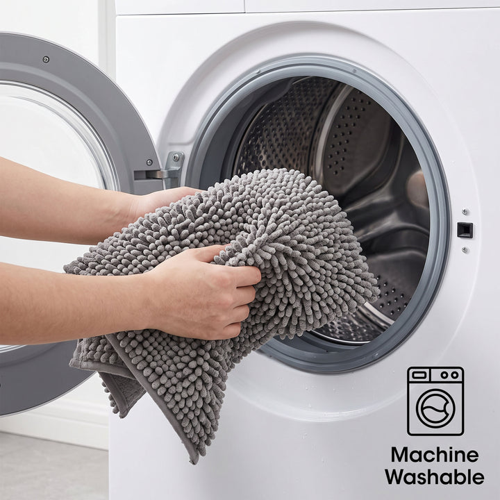 Non Slip Bath Mat Water Absorbent Machine Washable