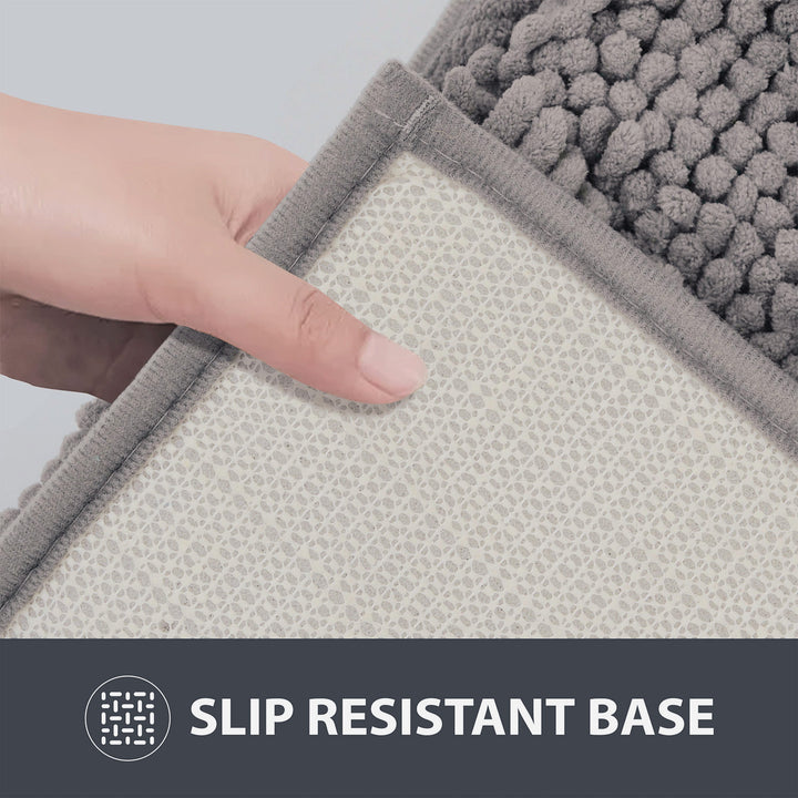 Non Slip Bath Mat Water Absorbent Machine Washable
