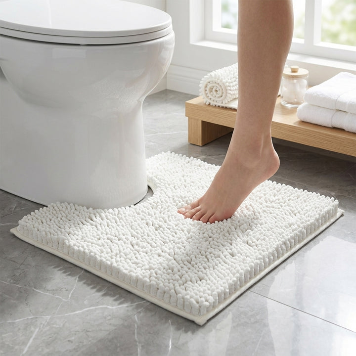 Non Slip Bath Mat Water Absorbent Machine Washable