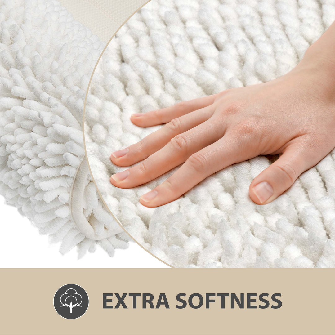 Non Slip Bath Mat Water Absorbent Machine Washable