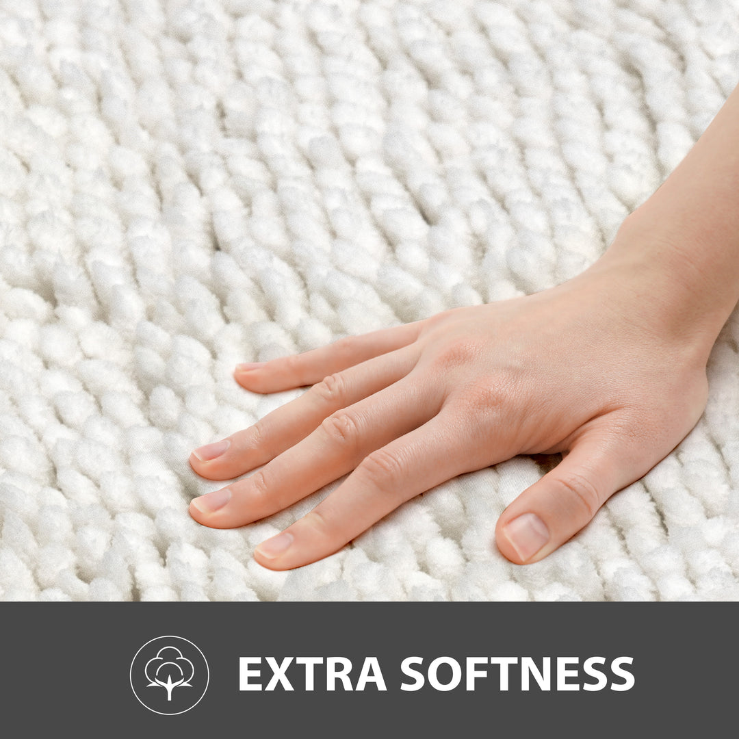 Non Slip Bath Mat Water Absorbent Machine Washable