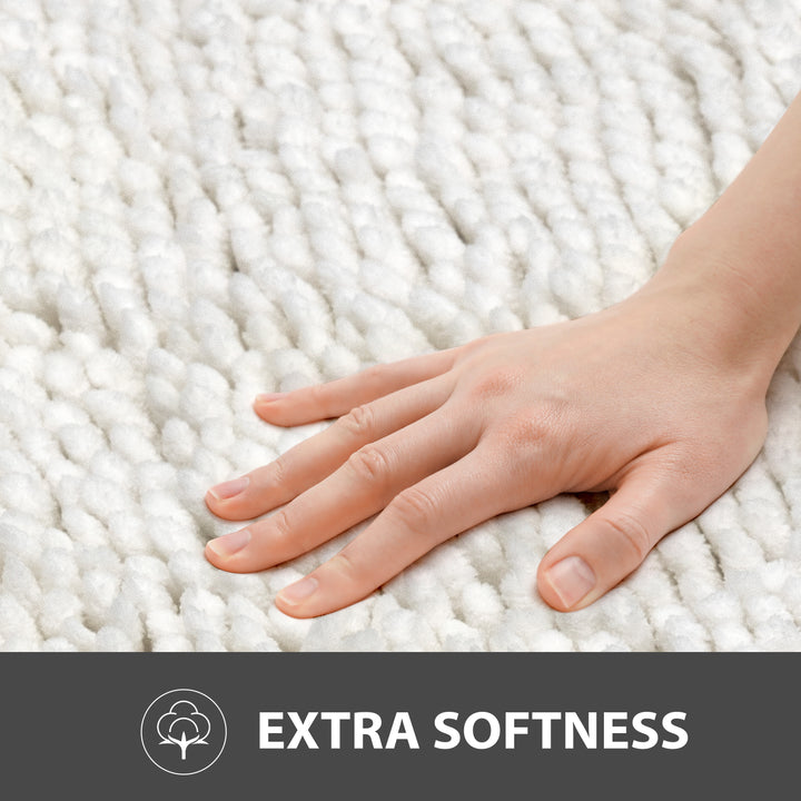 Non Slip Bath Mat Water Absorbent Machine Washable