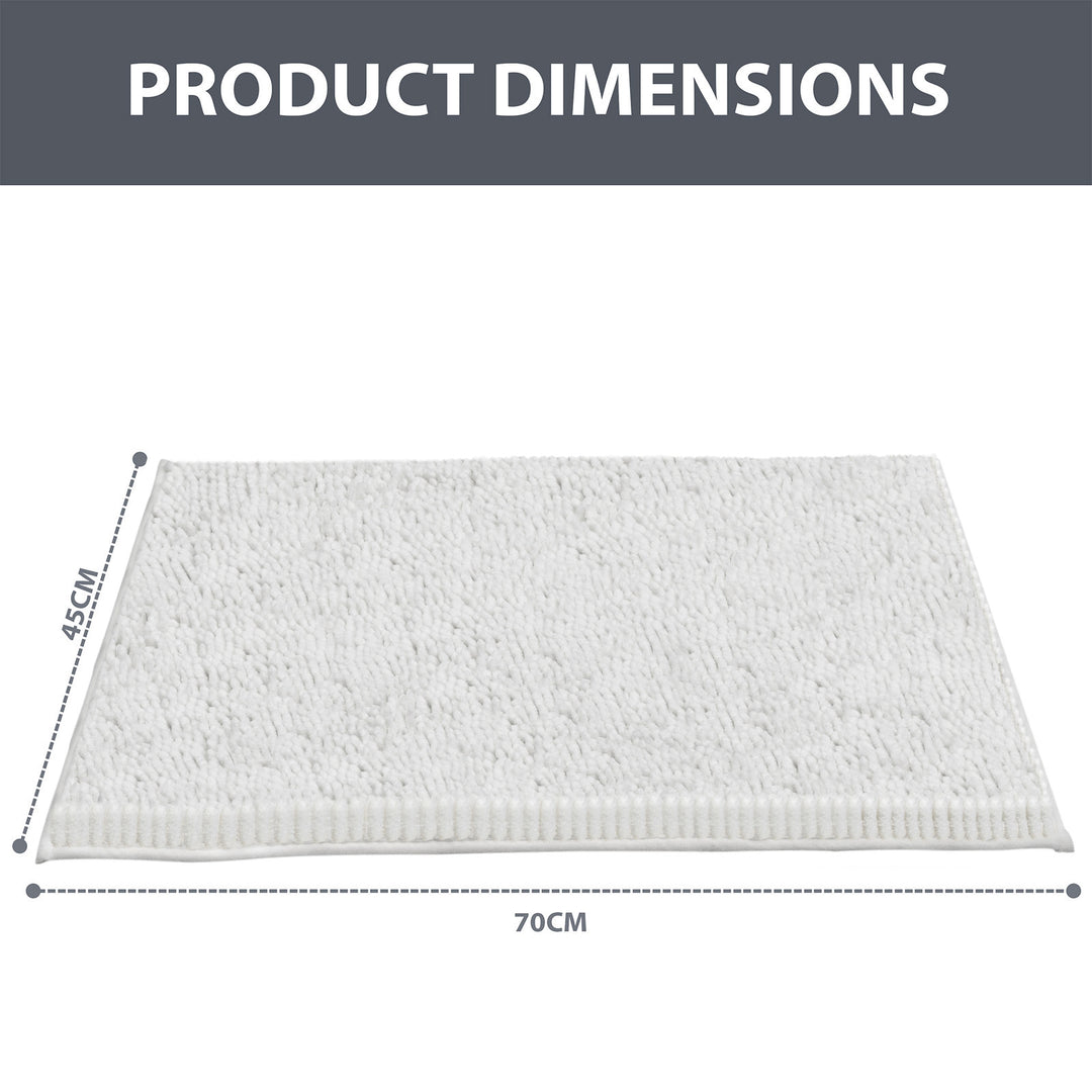 Non Slip Bath Mat Water Absorbent Machine Washable