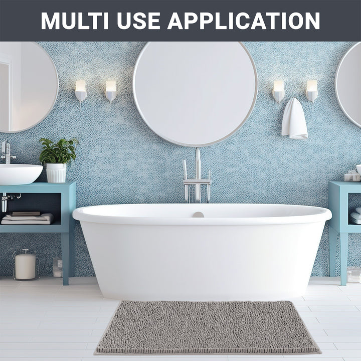 Non Slip Bath Mat Water Absorbent Machine Washable