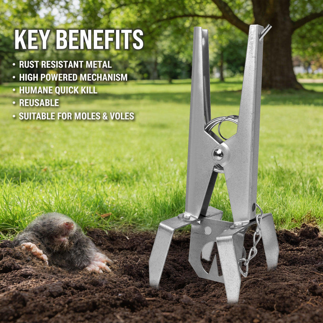 Heavy Duty Mole Claw Scissor Traps