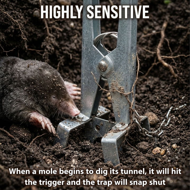 Heavy Duty Mole Claw Scissor Traps
