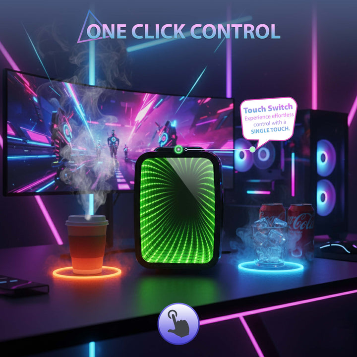 4L Mini Fridge with Mirror &amp; Remote