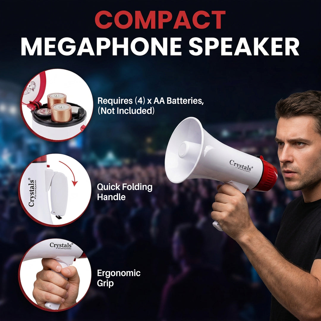 10W Rechargeable Megaphone