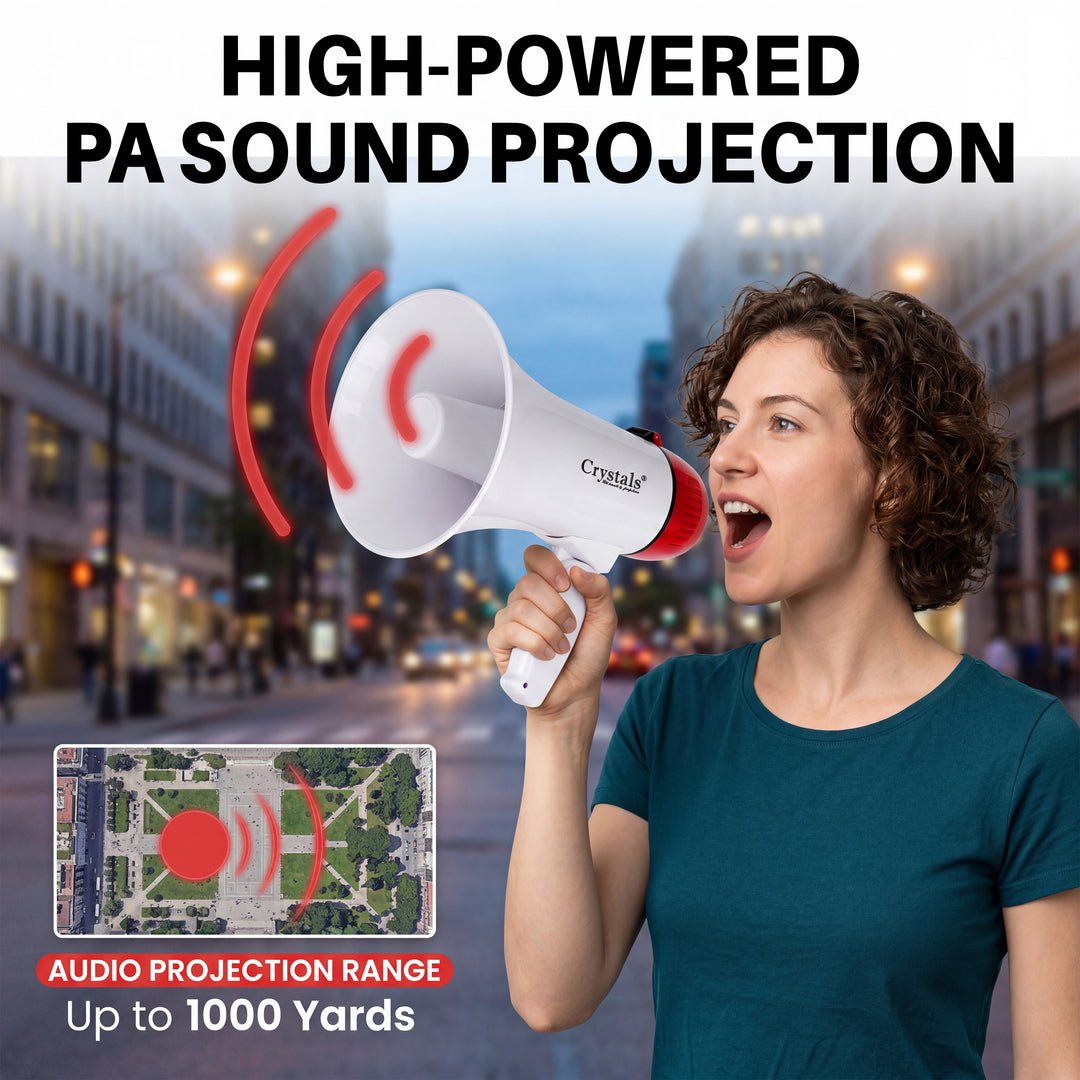 10W Rechargeable Megaphone