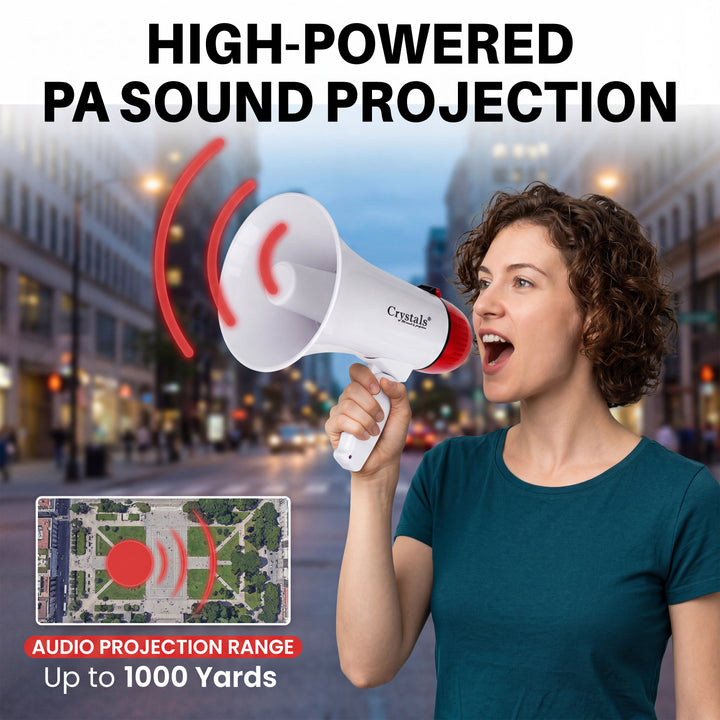 10W Rechargeable Megaphone