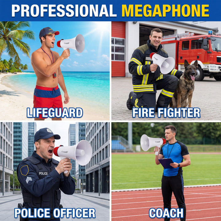 10W Rechargeable Megaphone
