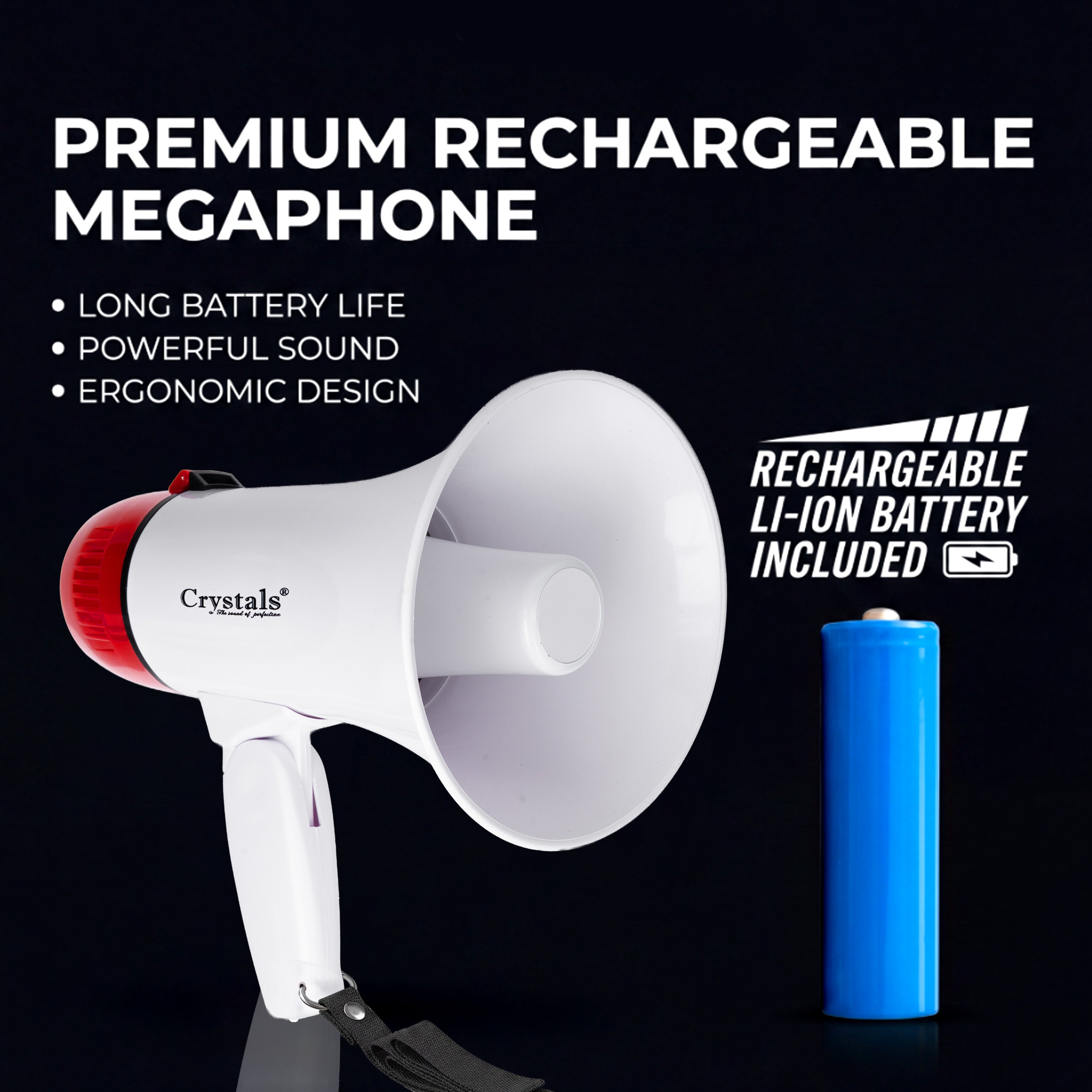 10W Rechargeable Megaphone | Dennyshop UK – Denny Shop UK