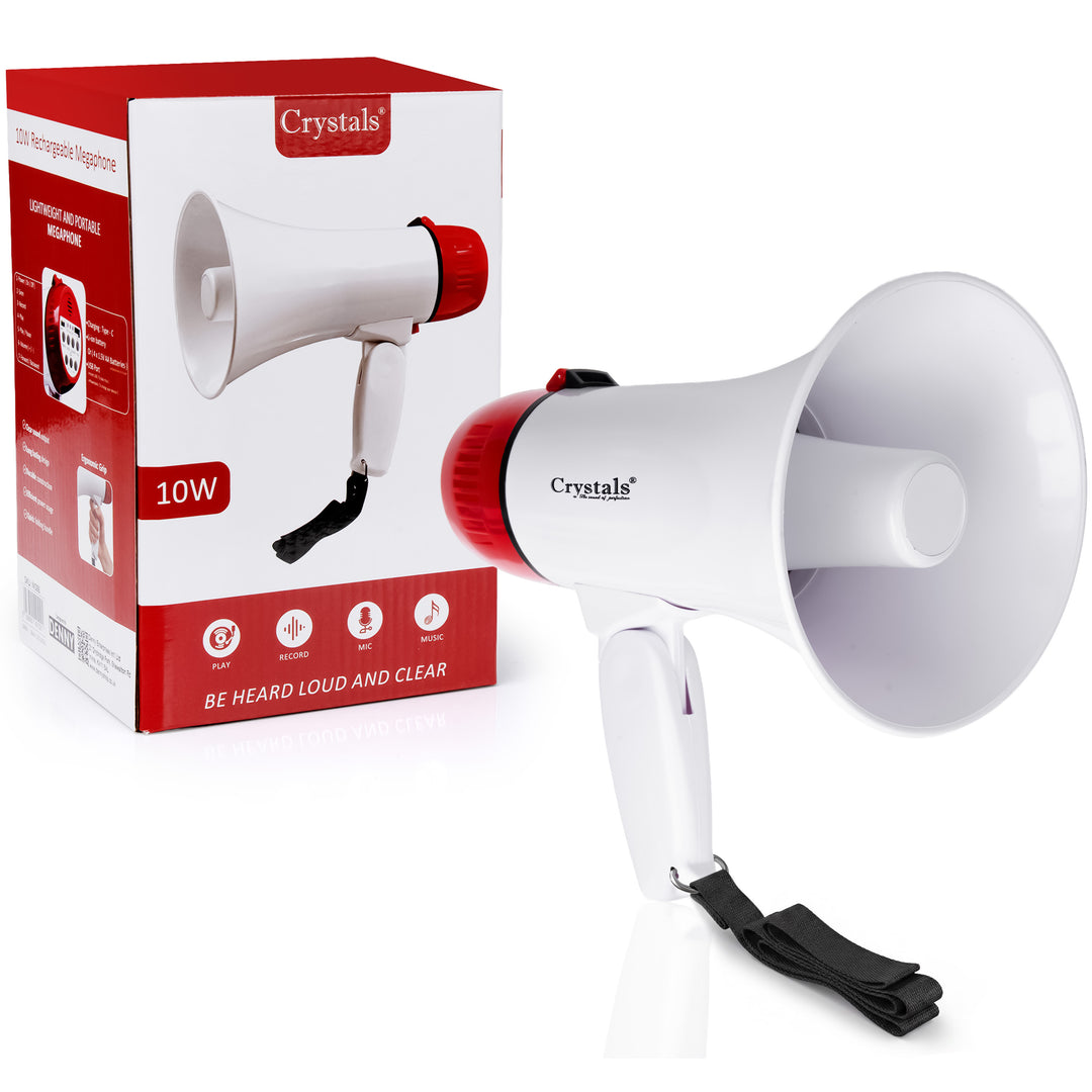 10W Rechargeable Megaphone