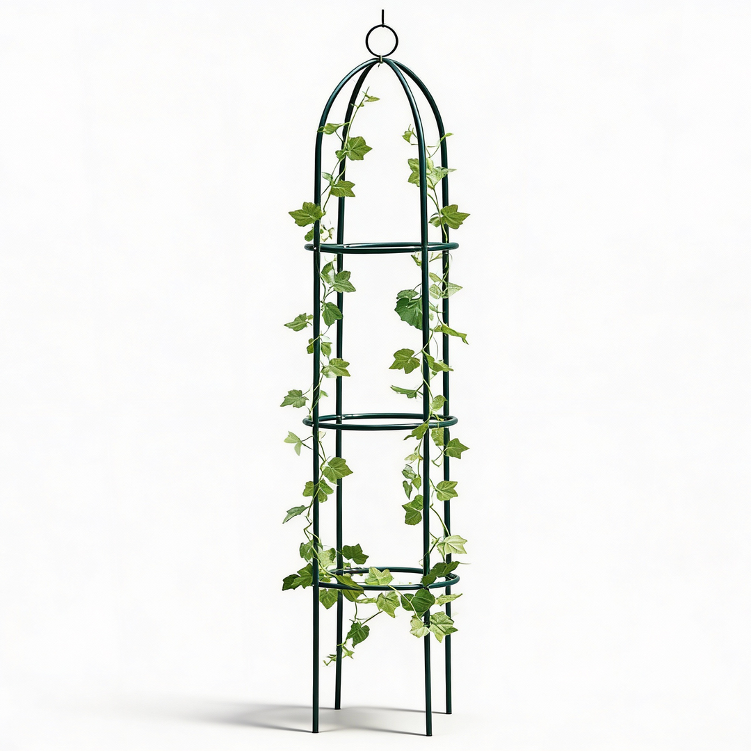 1.9m Outdoor Garden Metal Obelisk Trellis