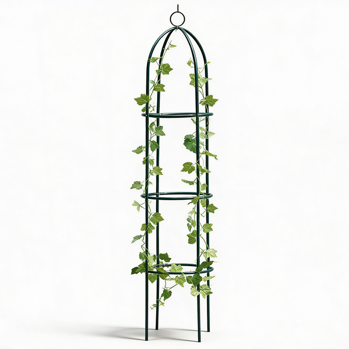 1.9m Outdoor Garden Metal Obelisk Trellis