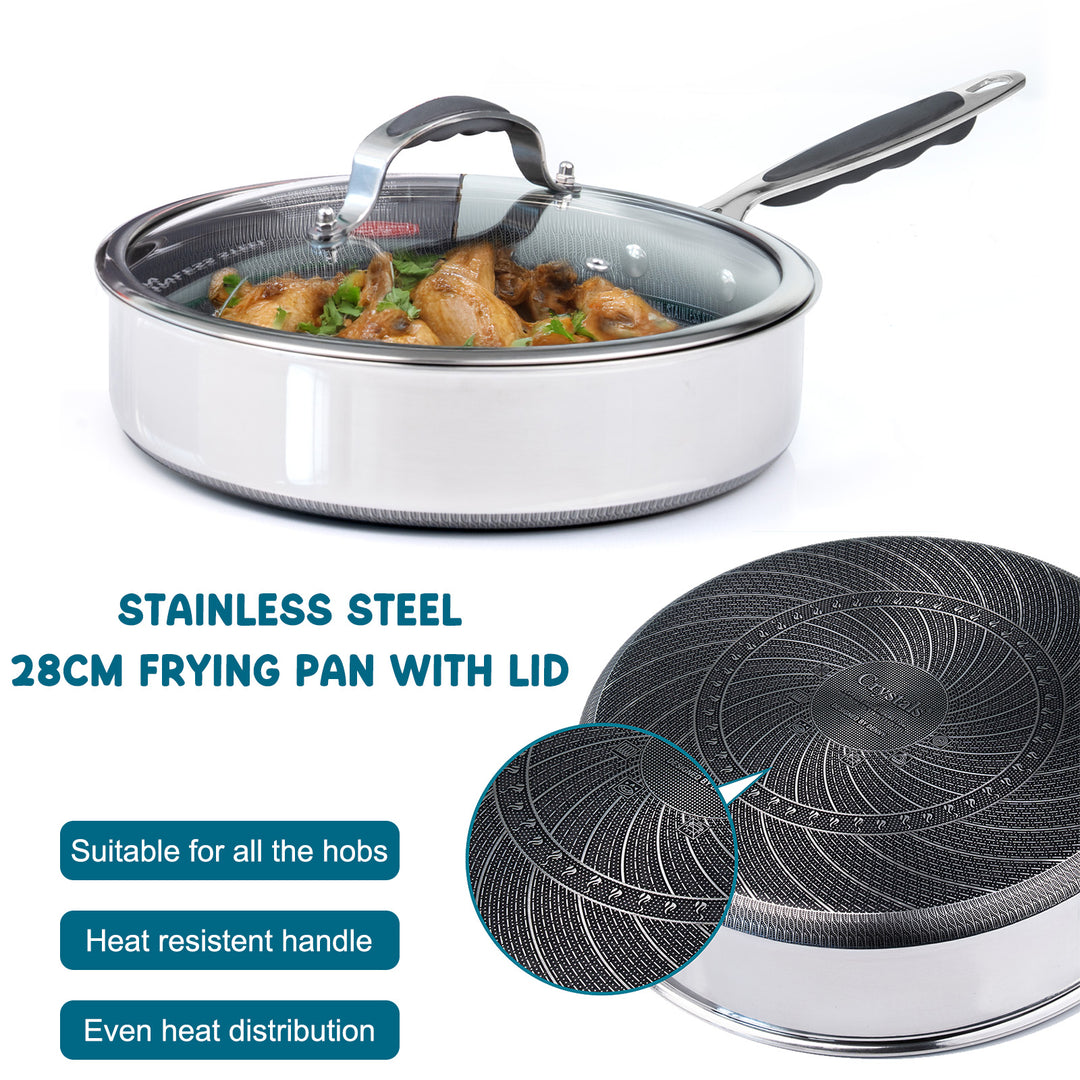 Stainless Steel Induction Frying Pan