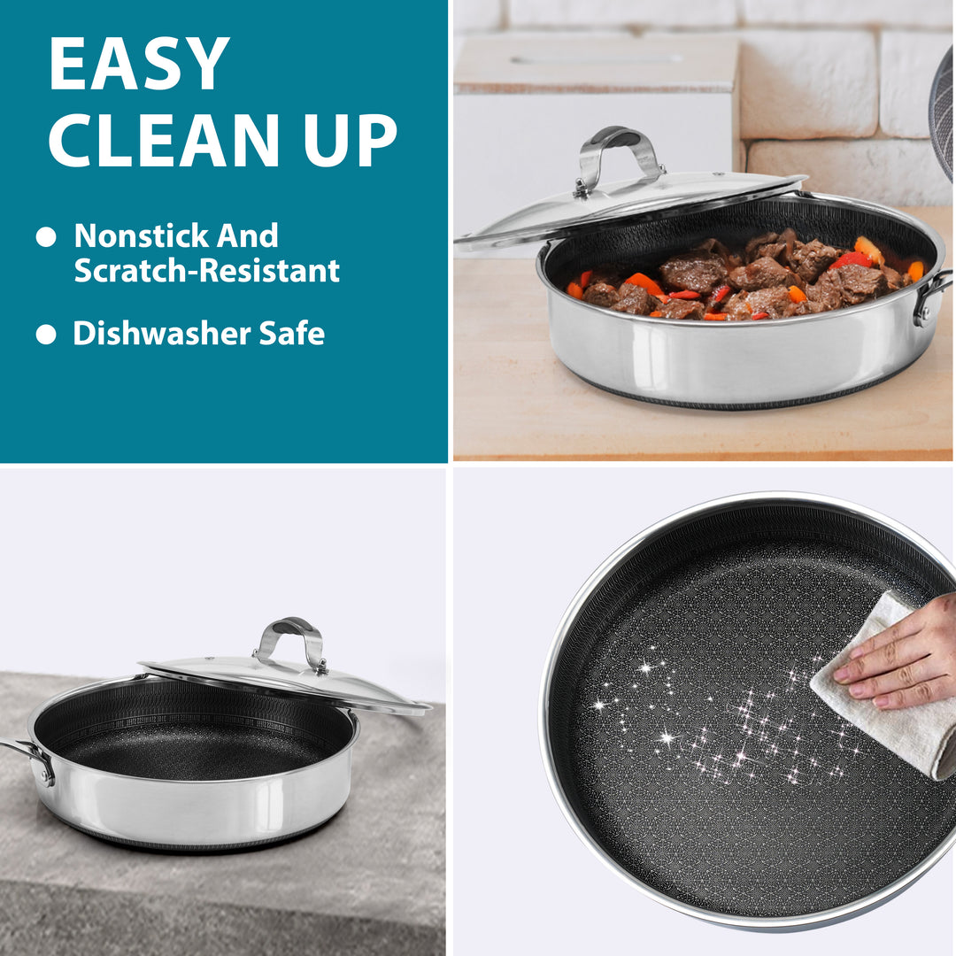 Stainless Steel Induction Frying Pan