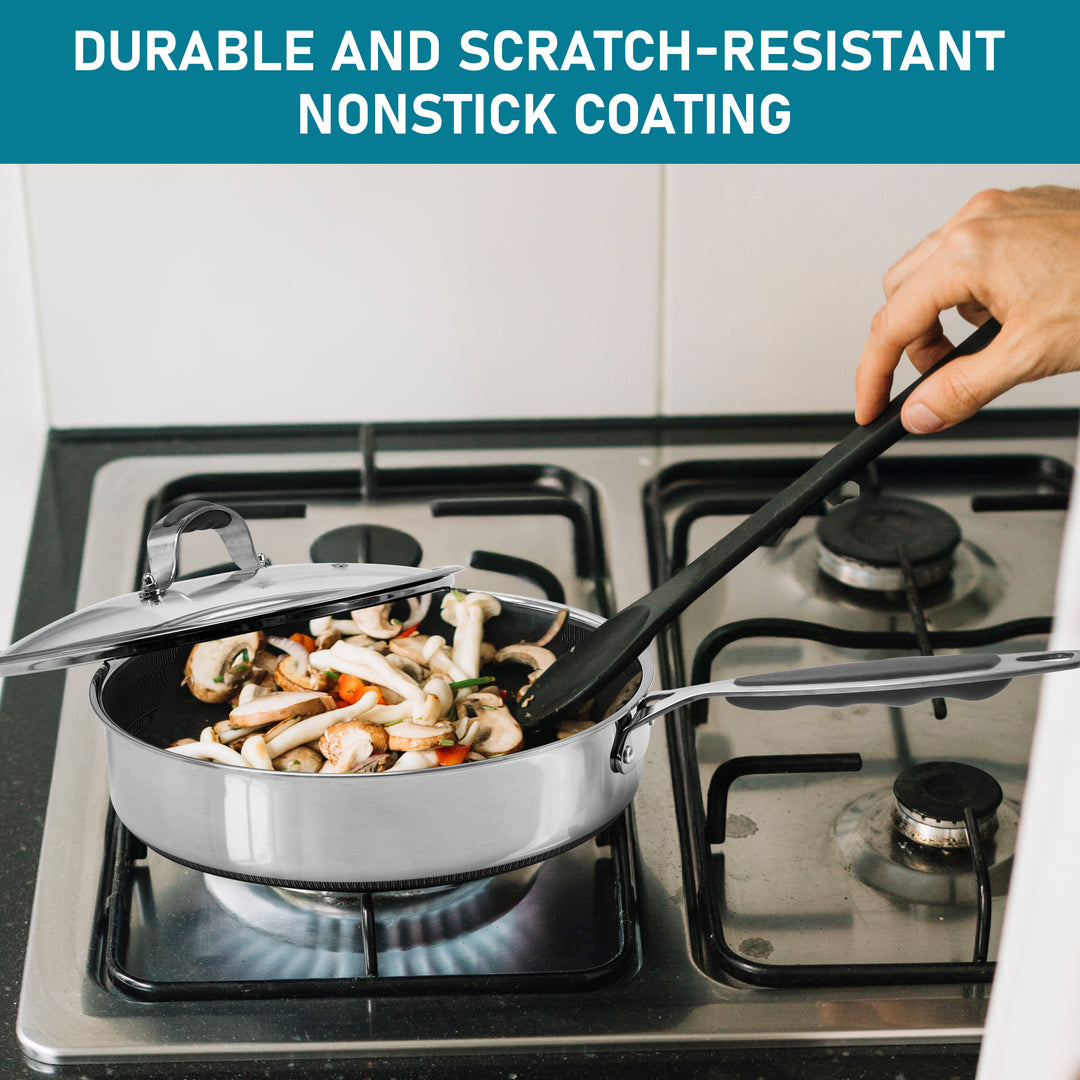 Stainless Steel Induction Frying Pan