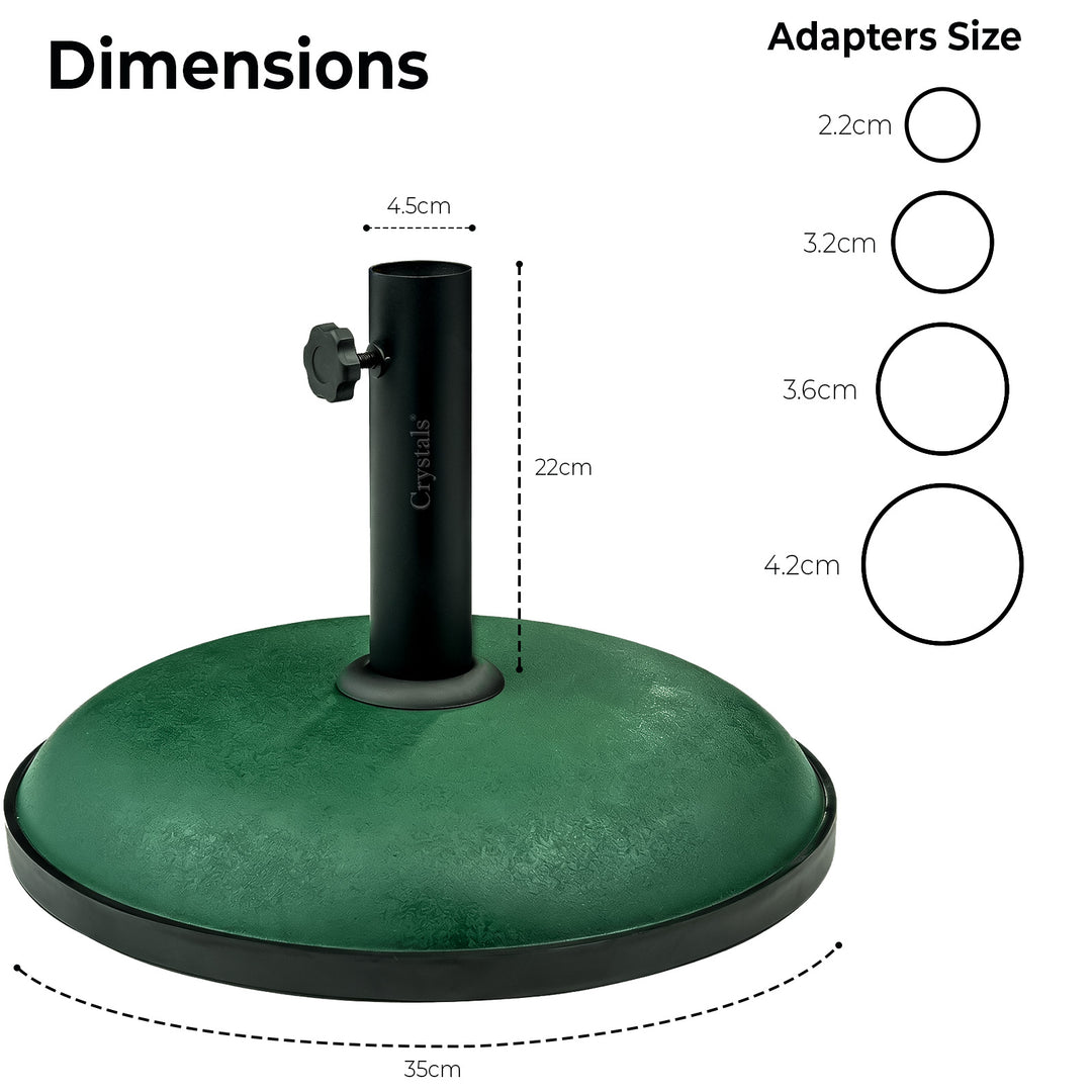 11kg Concrete Round Umbrella Parasol Base