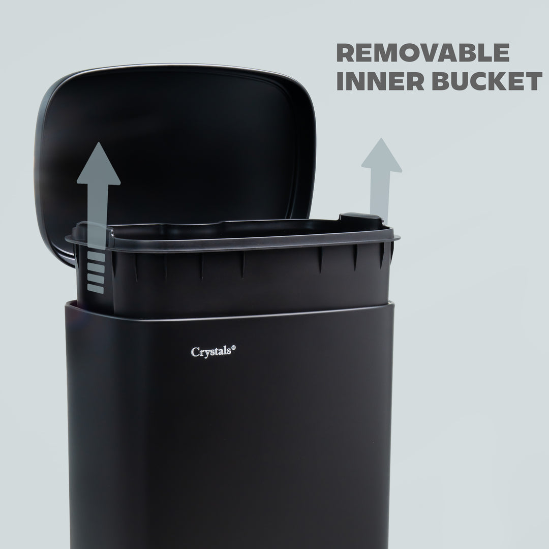 30L Pedal Bin with Soft Close Lid