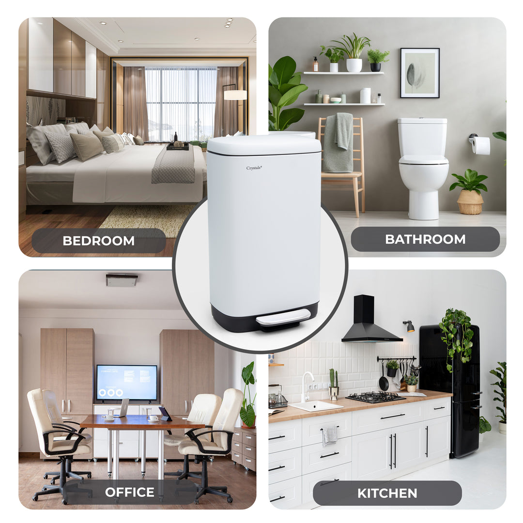 30L Pedal Bin with Soft Close Lid