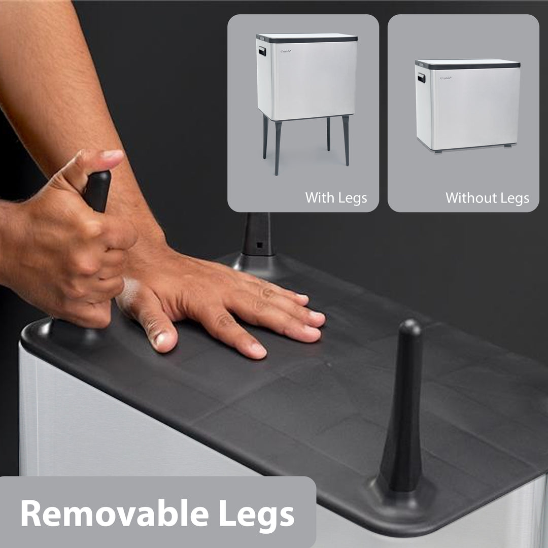 35L Press Top Rubbish Bin