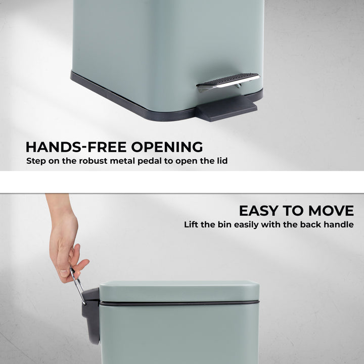 3L Soft Closed Pedal Bin